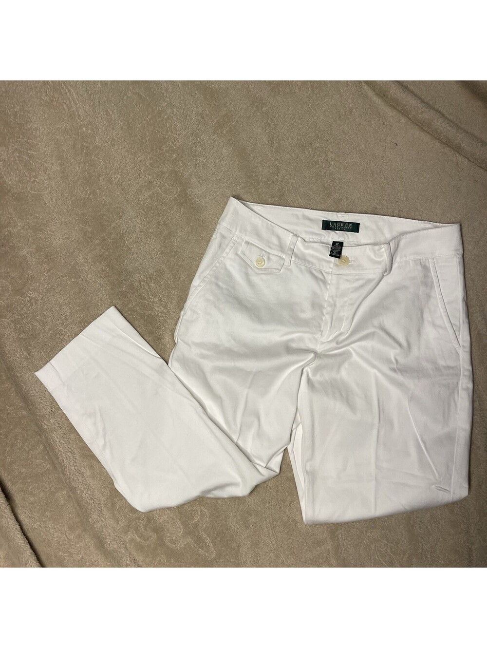 Lauren Ralph Lauren Women's Size 6P Petite Black Cropped Pants